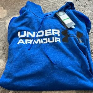 Under Armour blue hoodie size large new with tags